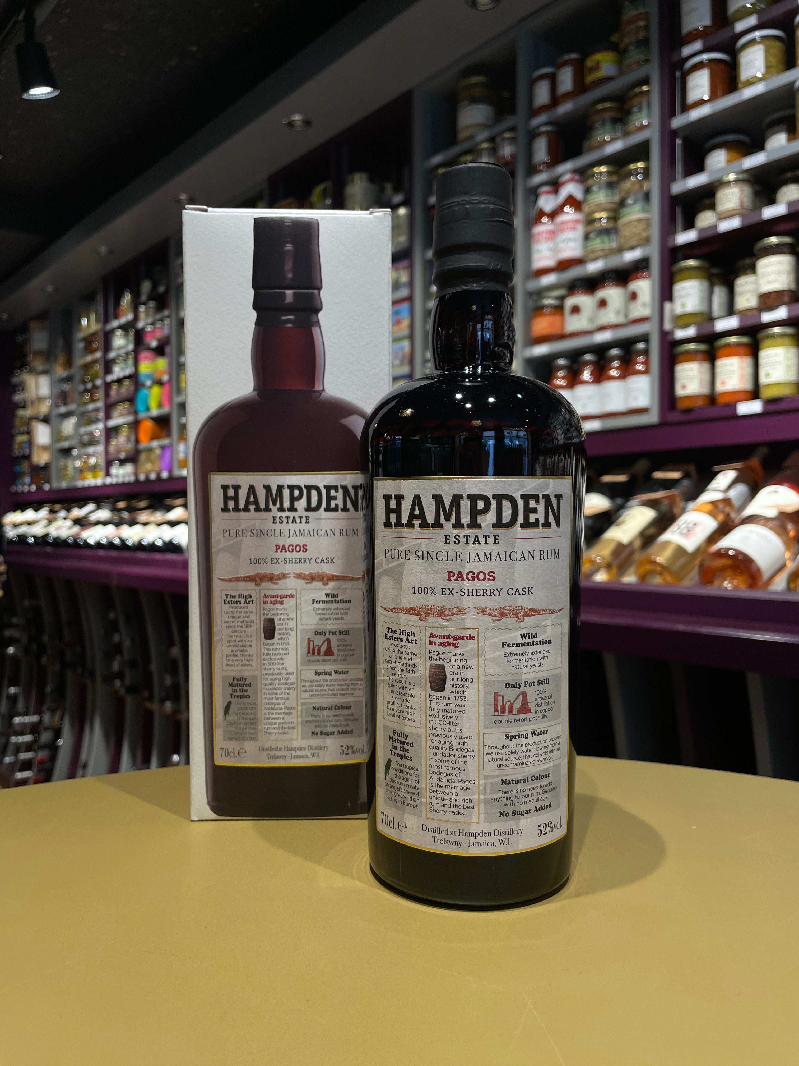 RHUM HAMPDEN ESTATE Pagos Édition 52% - 70 cl