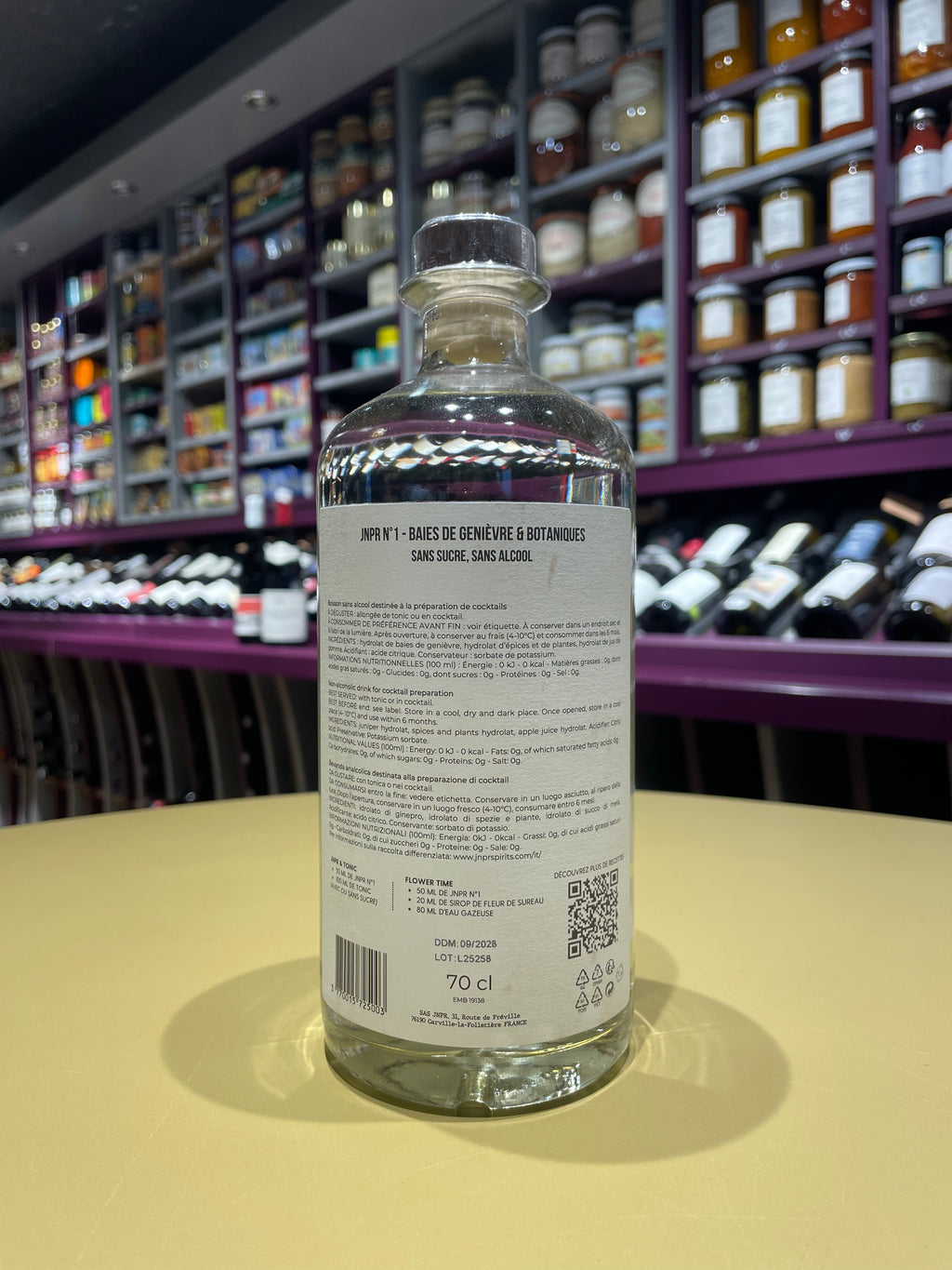 JNPR N°1 - SPIRITUEUX SANS ALCOOL ET SANS SUCRE