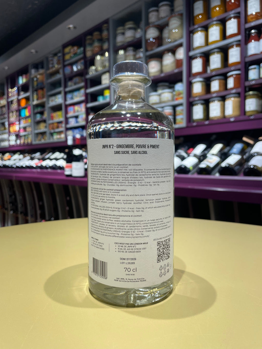 JNPR N°2 - SPIRITUEUX SANS ALCOOL ET SANS SUCRE