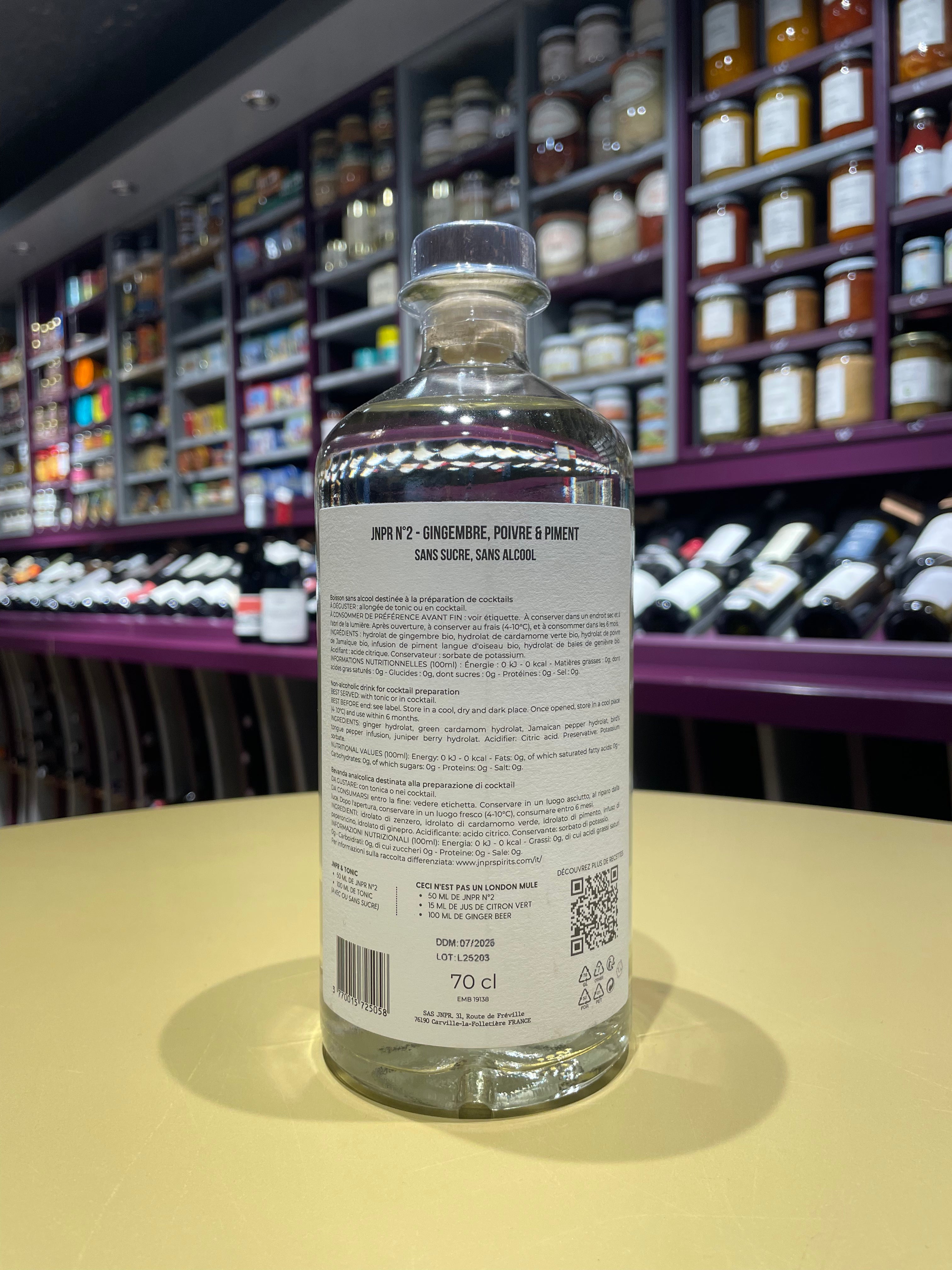 JNPR N°2 - SPIRITUEUX SANS ALCOOL ET SANS SUCRE