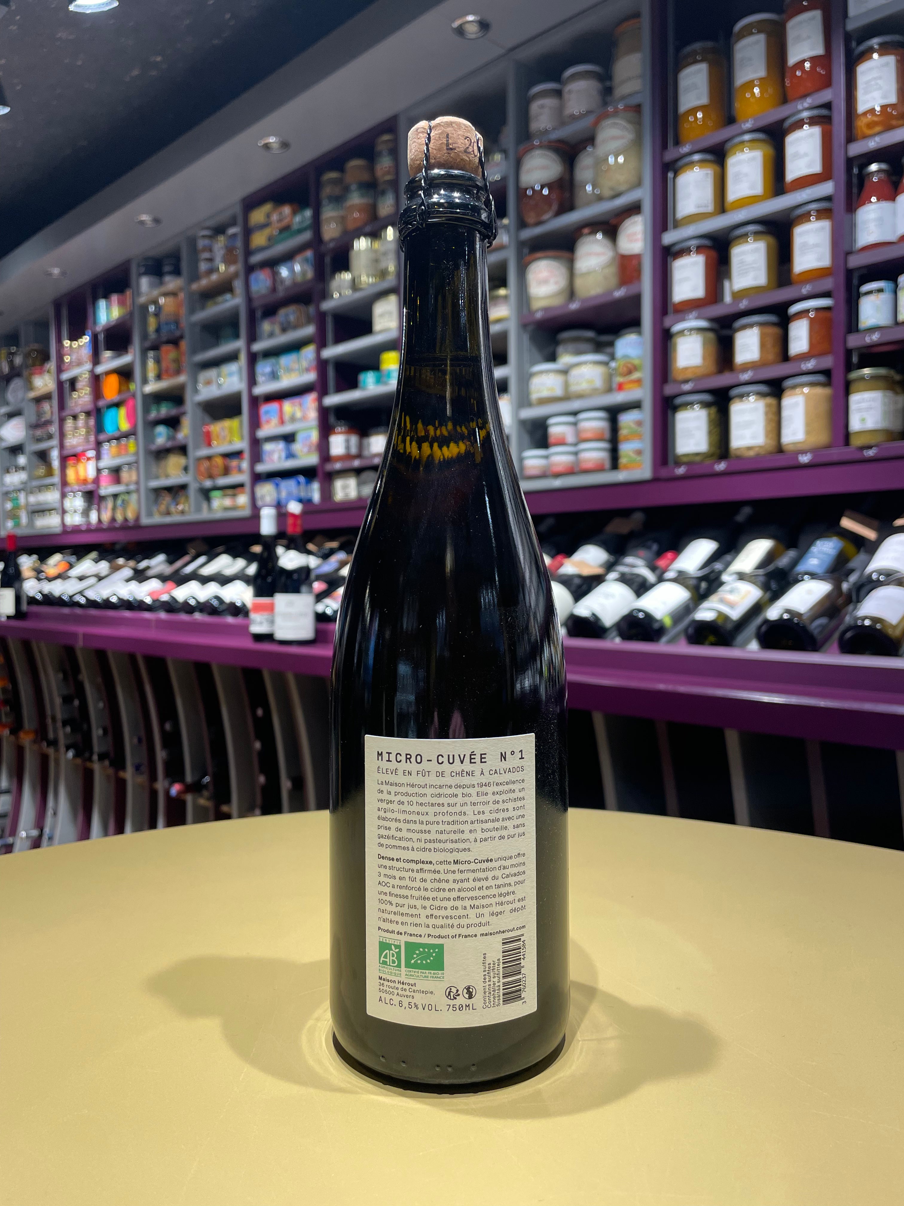 Cidre Micro‑Cuvée N°1 – Maison Hérout