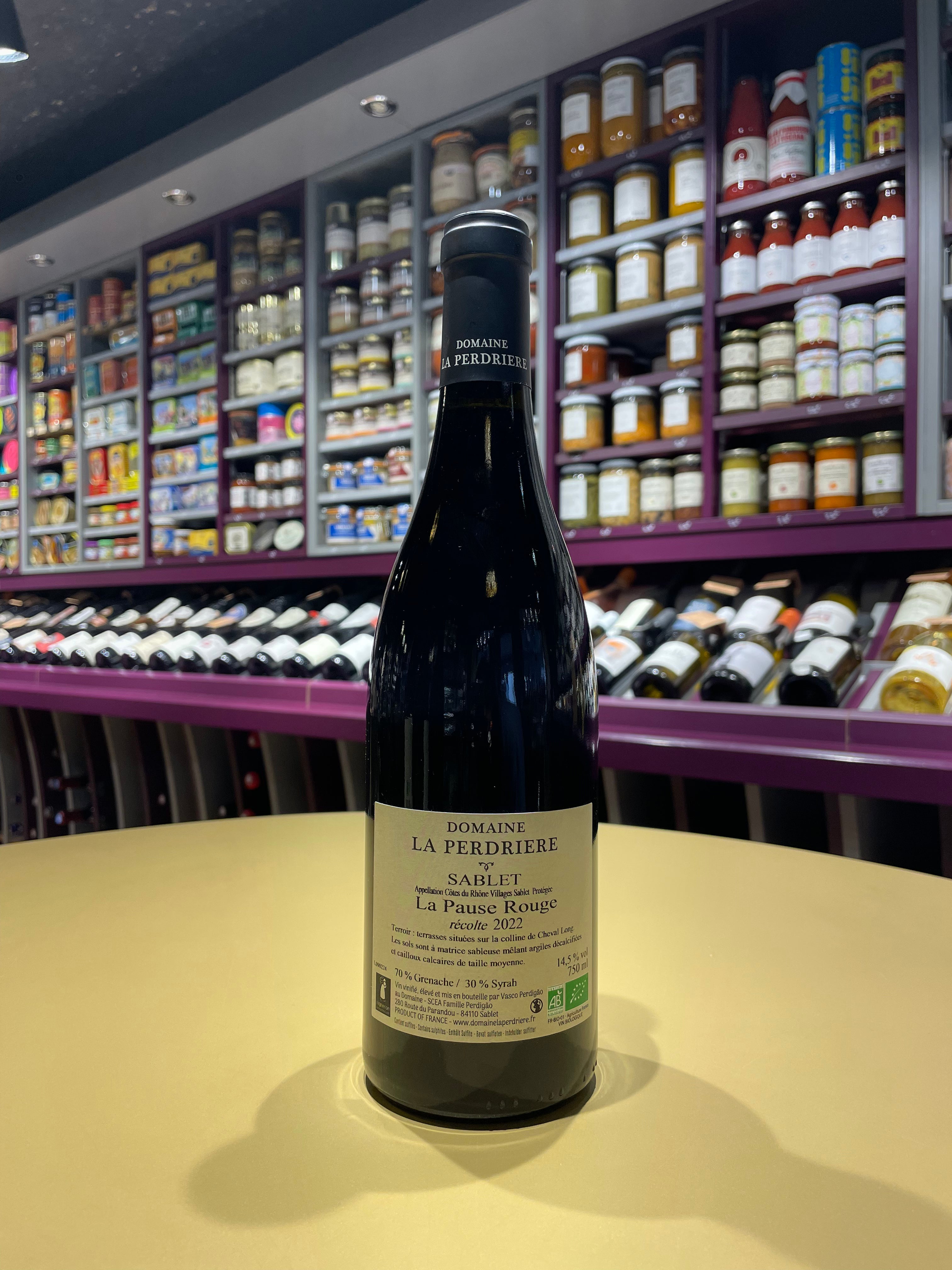 Domaine La Perdrière – La Pause Sablet 2022 - BIO