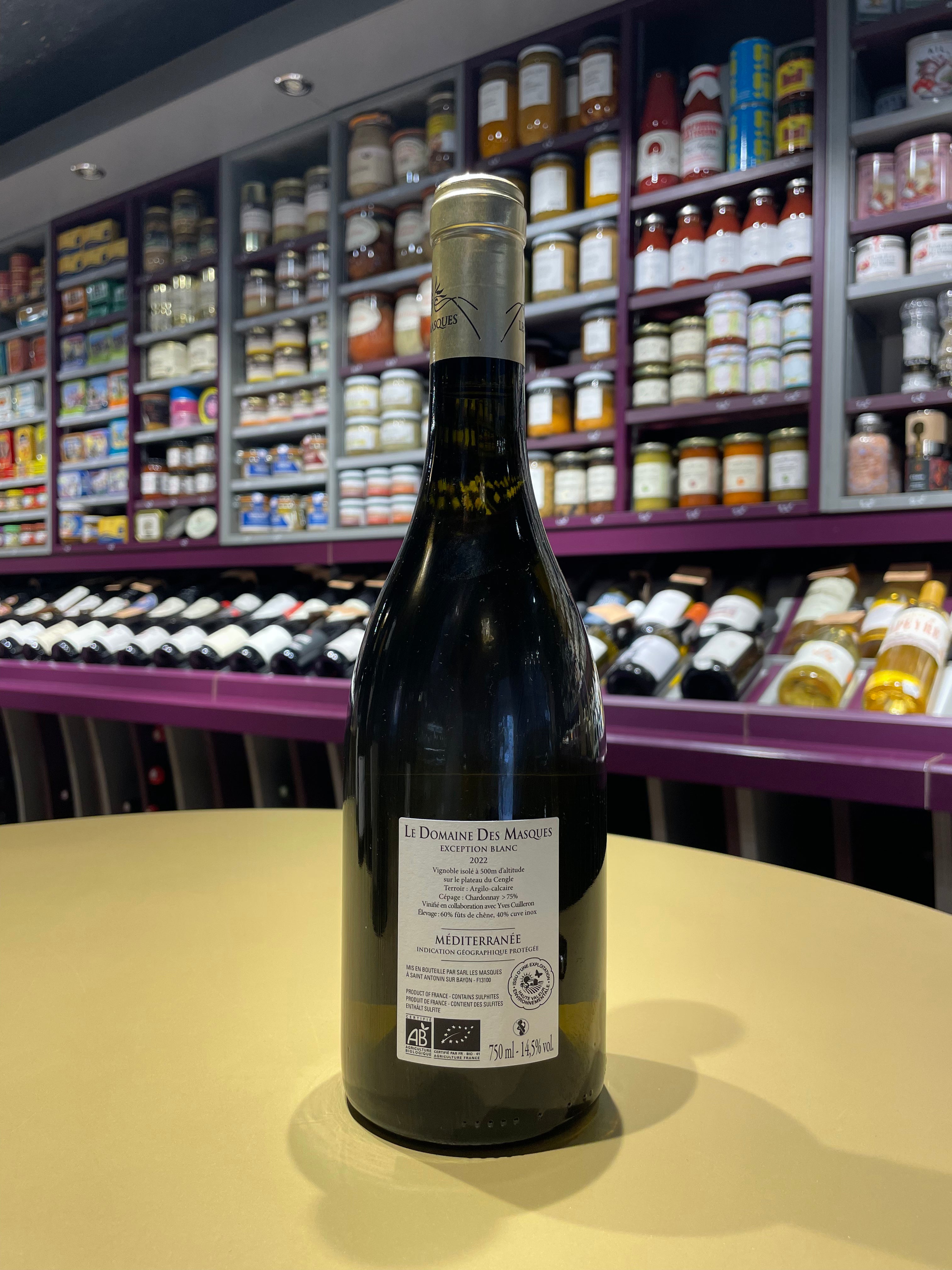 Domaine des Masques – Exception Blanc 2022 - BIO