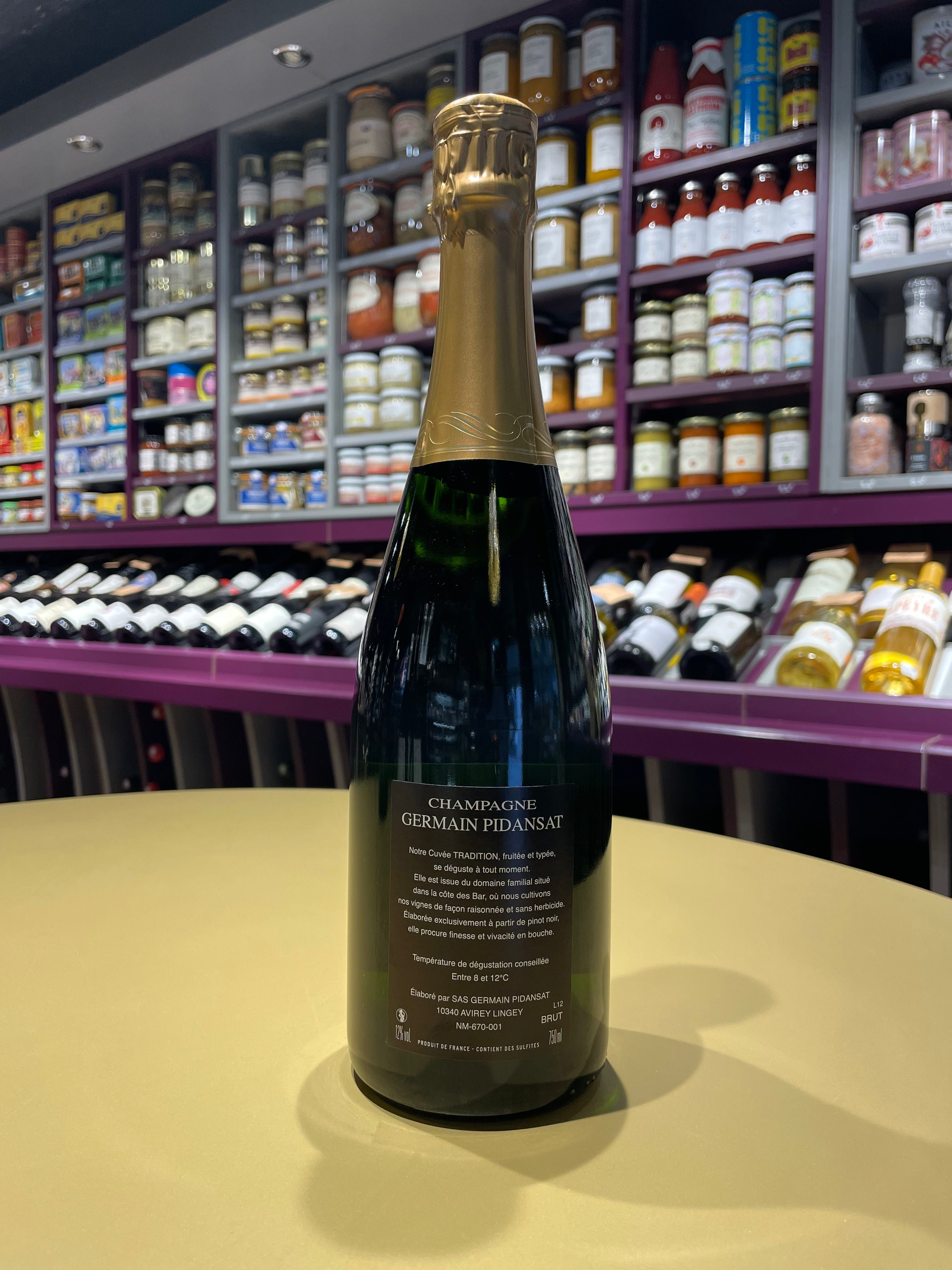 Champagne Germain Pidansat – Blanc de Noirs Brut Tradition