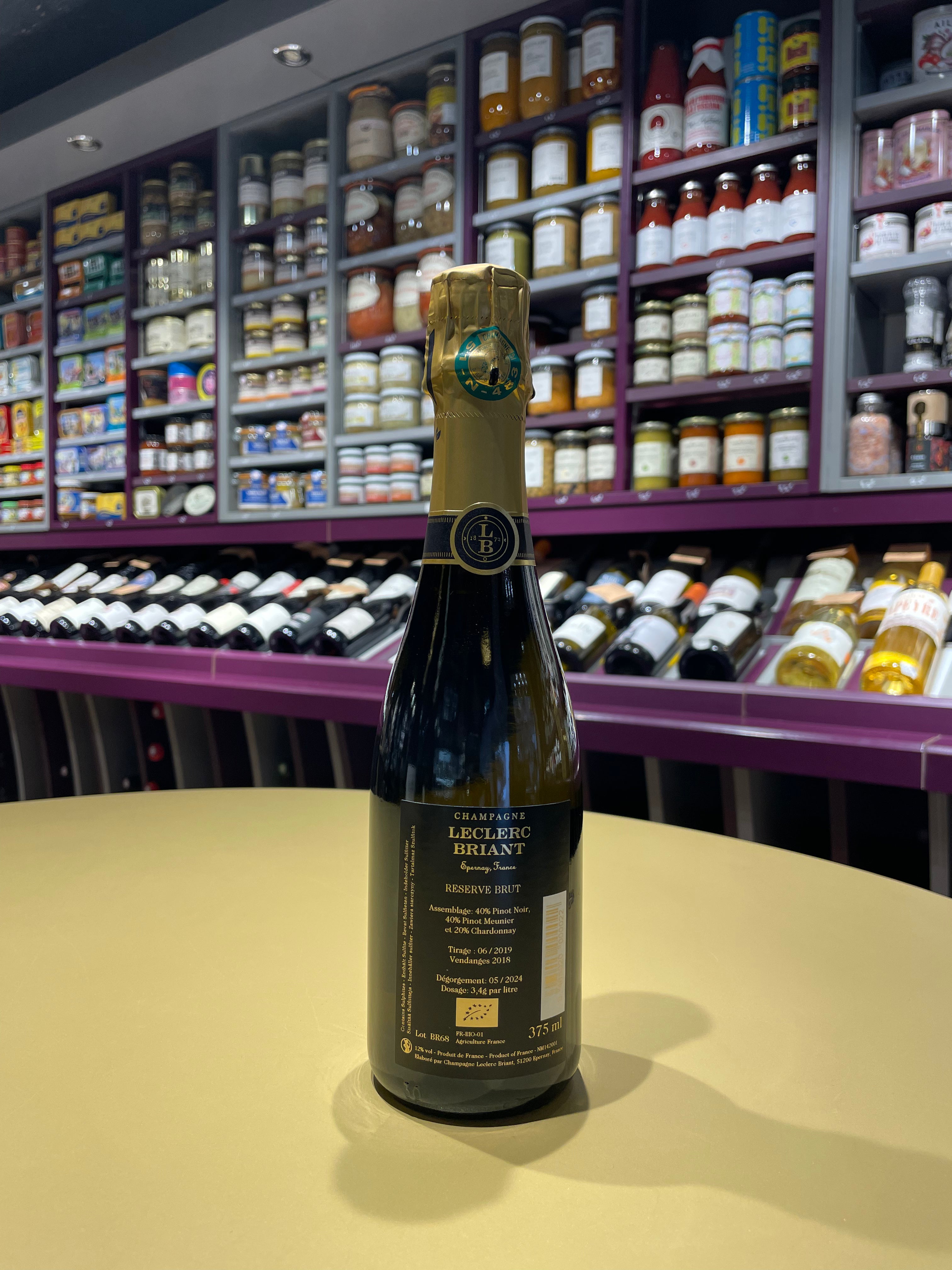 Champagne Leclerc Briant – Brut Réserve - 35CL