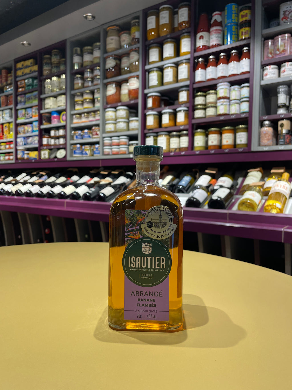Rhum Arrangé Banane Flambée – Isautier