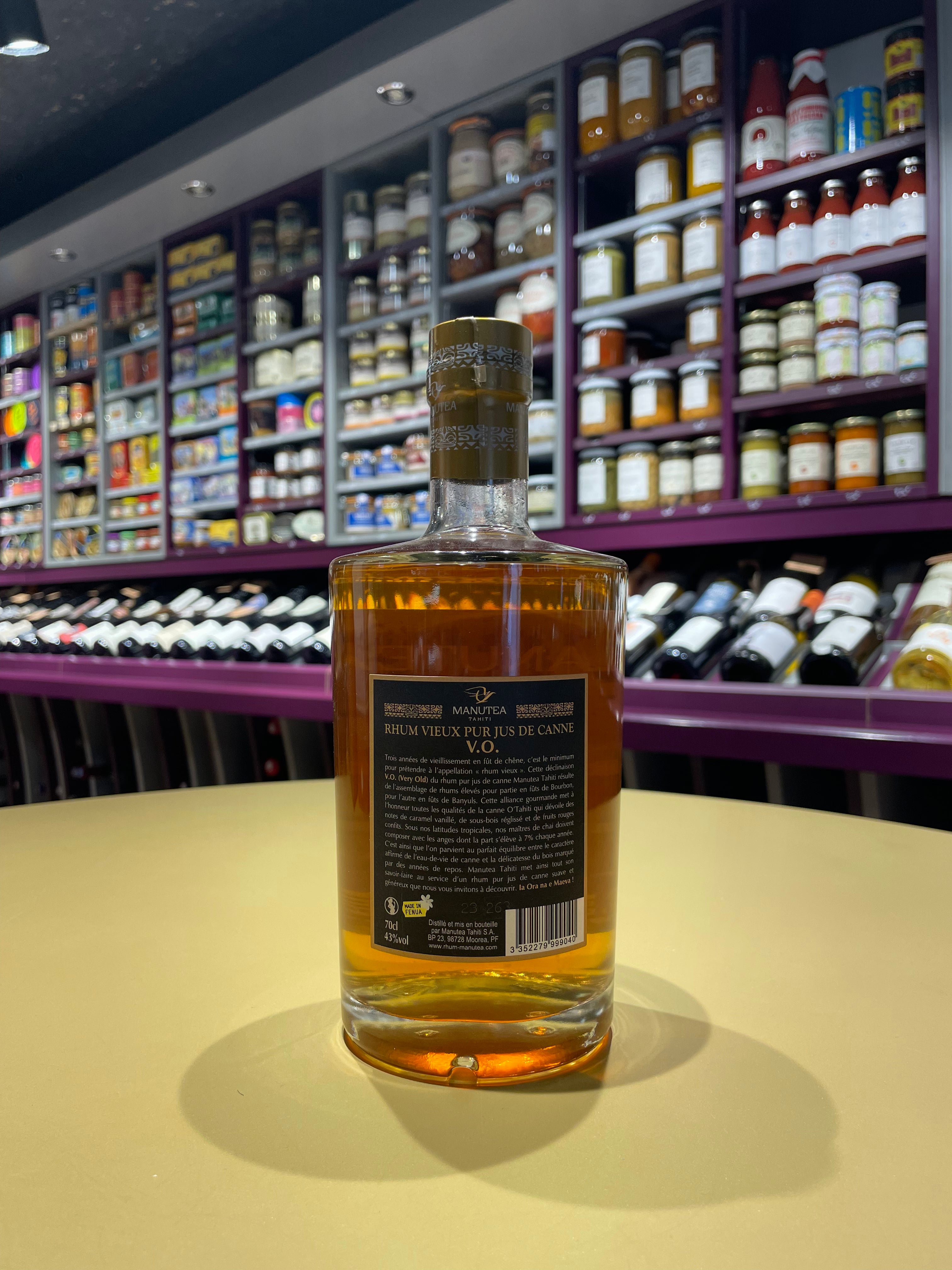 Rhum Vieux Pur Jus de Canne – Manutea Tahiti VO